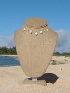 Pearl Cross / White Shell Choker