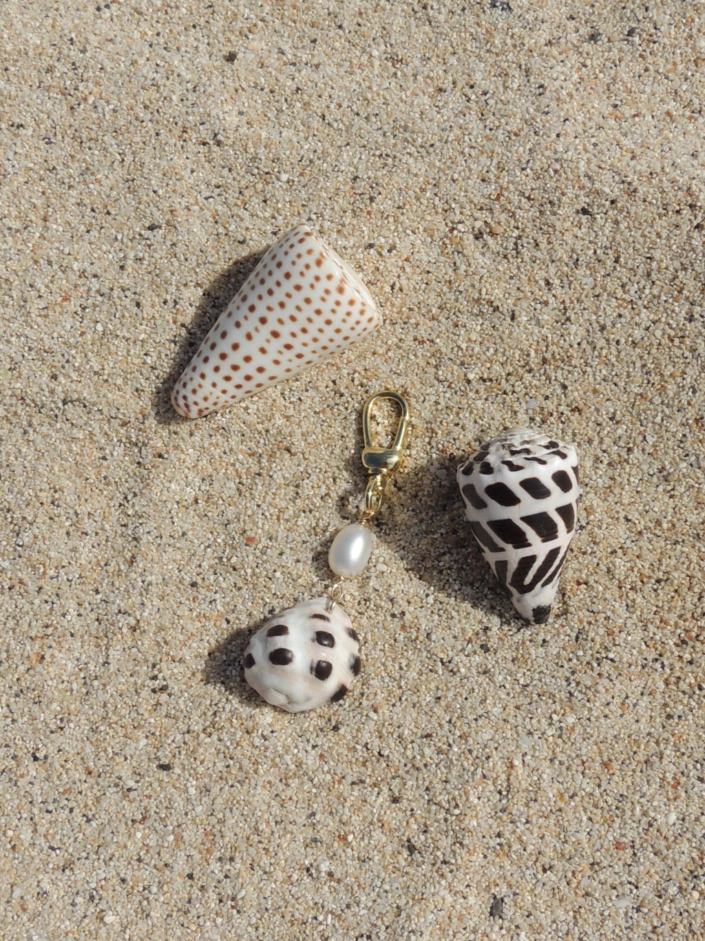 Drupe Shell Keychain