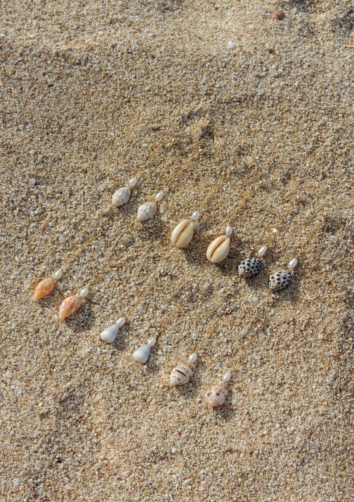 Shell Chain Earrings