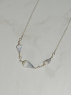 Cone Shell Choker / White Pearls