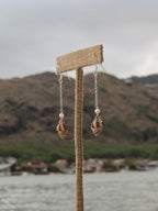 Triton Shell Chain Earrings