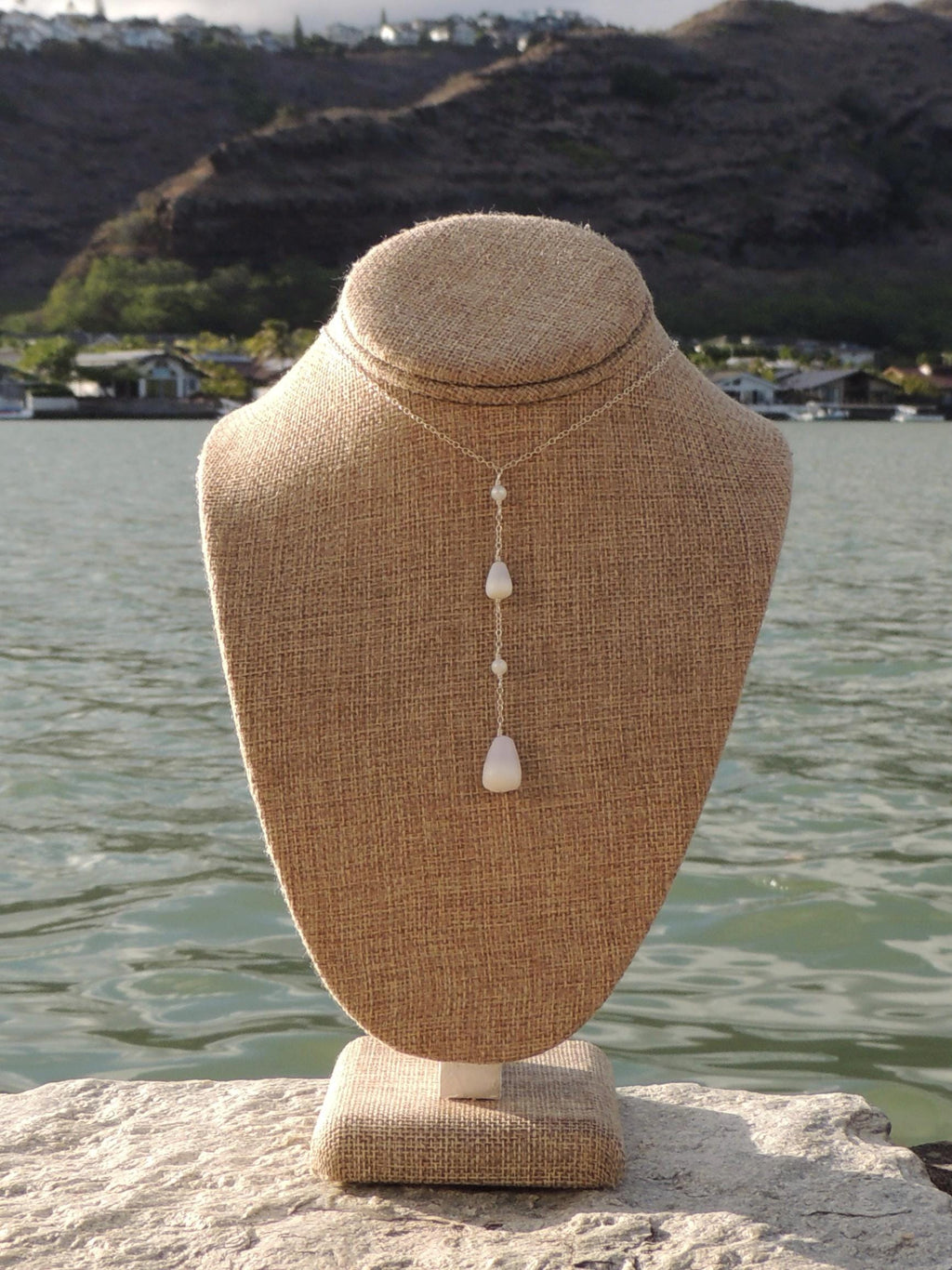 Cone Shell Lariat Necklace