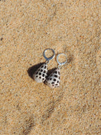 Hebrew Cone Shell Huggies
