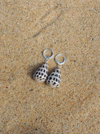 Hebrew Cone Shell Huggies