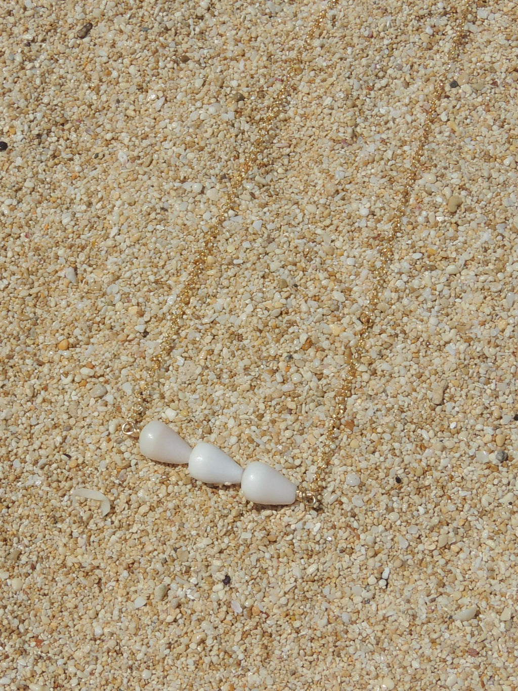 Cone Shell Bar Necklace