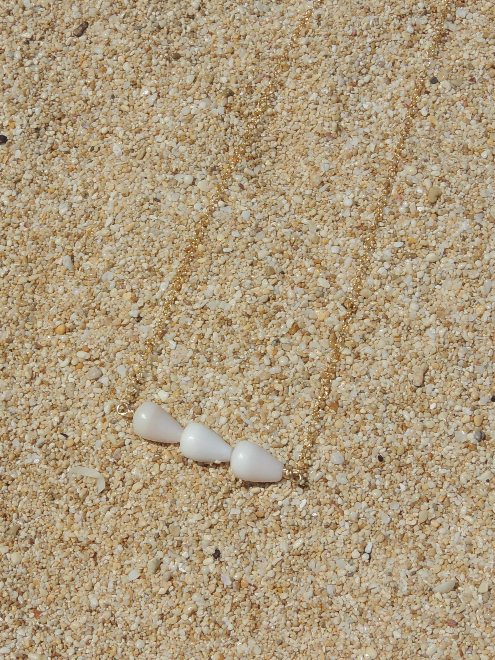 Cone Shell Bar Necklace