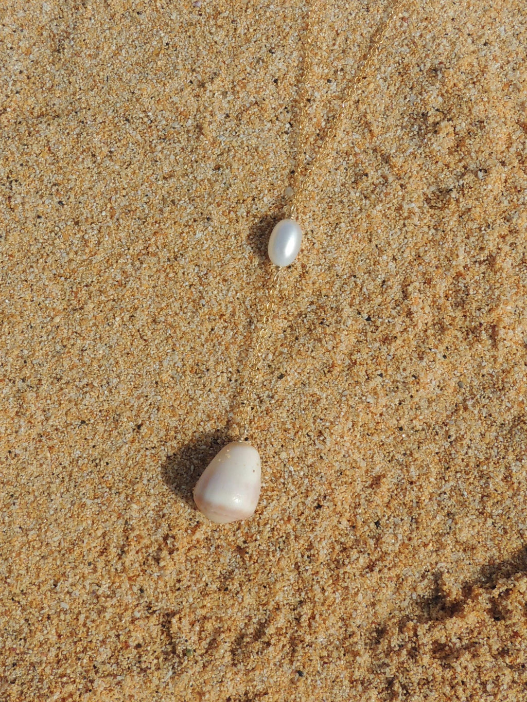 Cone Shell Lariat Necklace