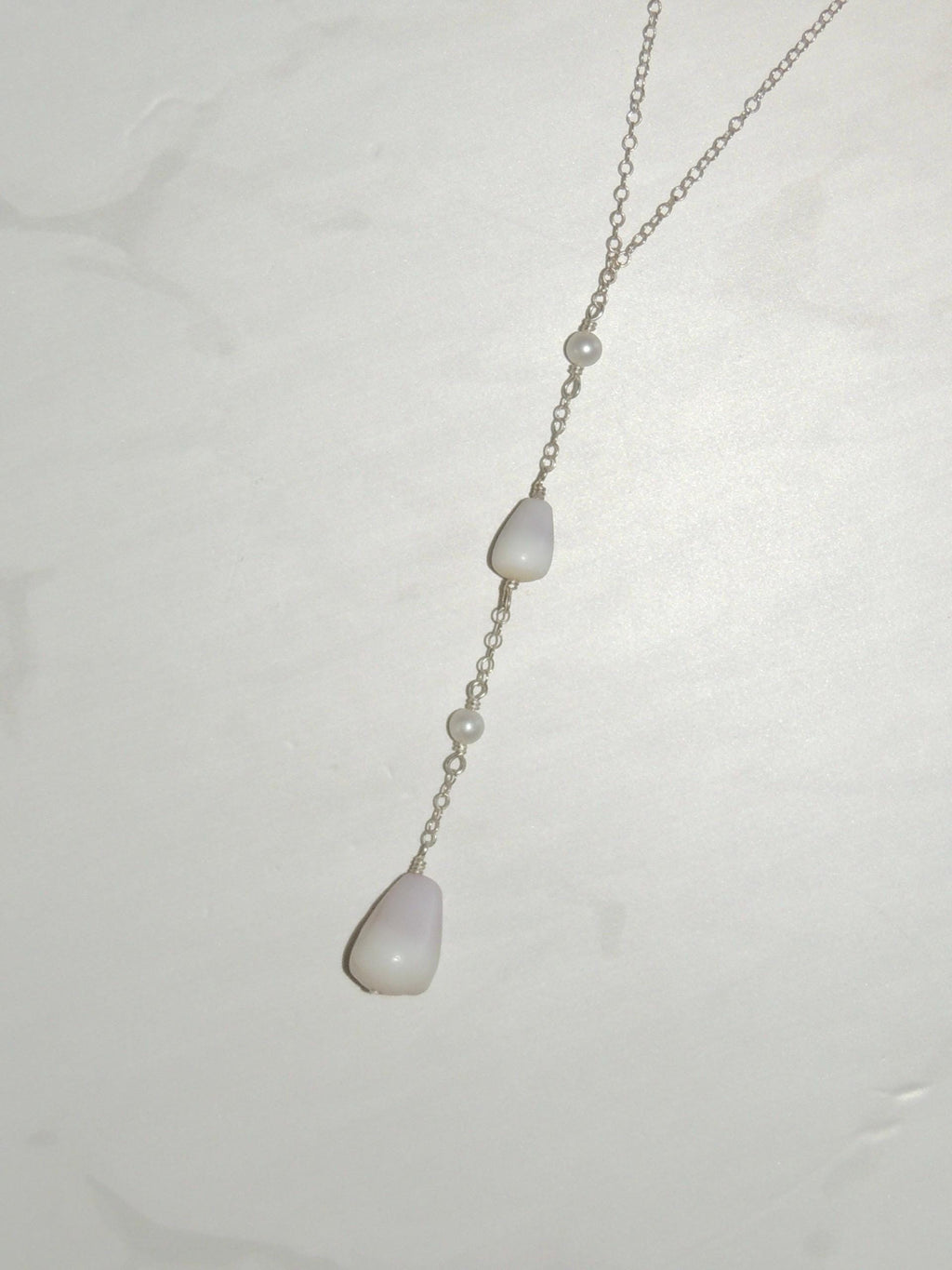 Cone Shell Lariat Necklace