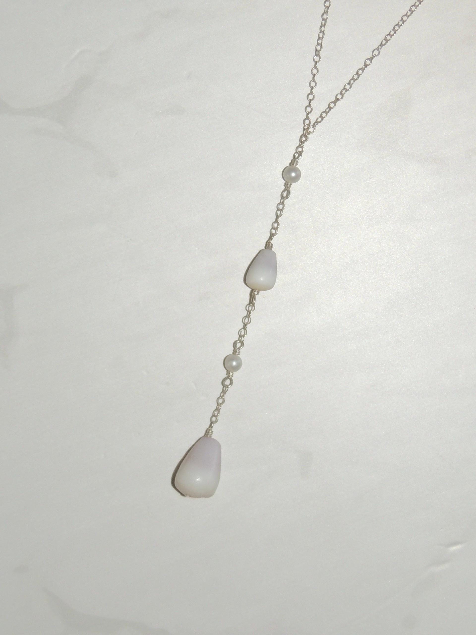 Cone Shell Lariat Necklace