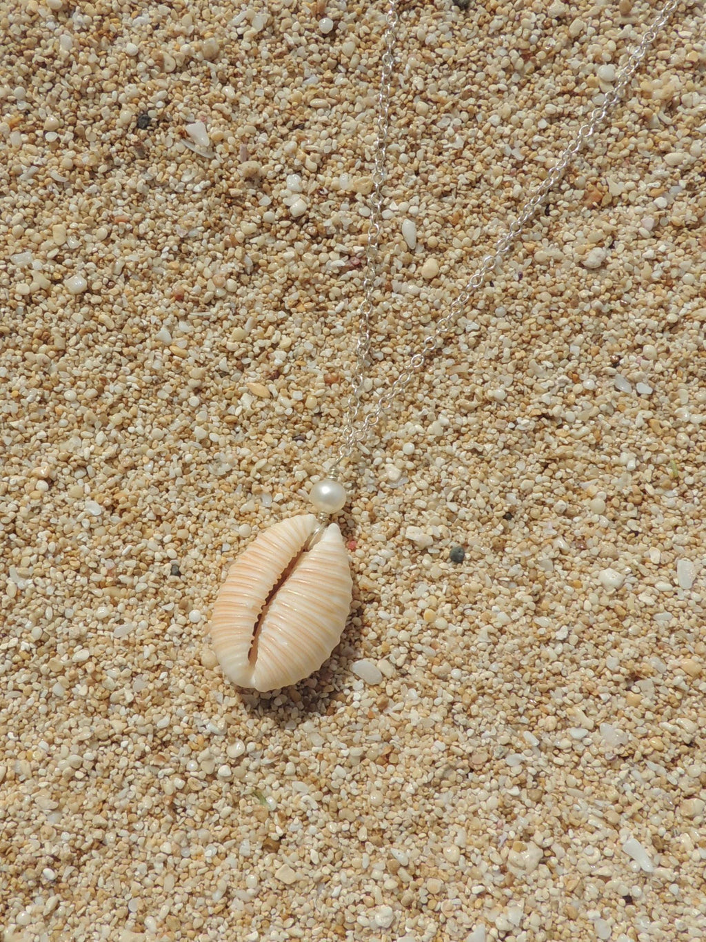 Granulated Cowrie Shell Necklace