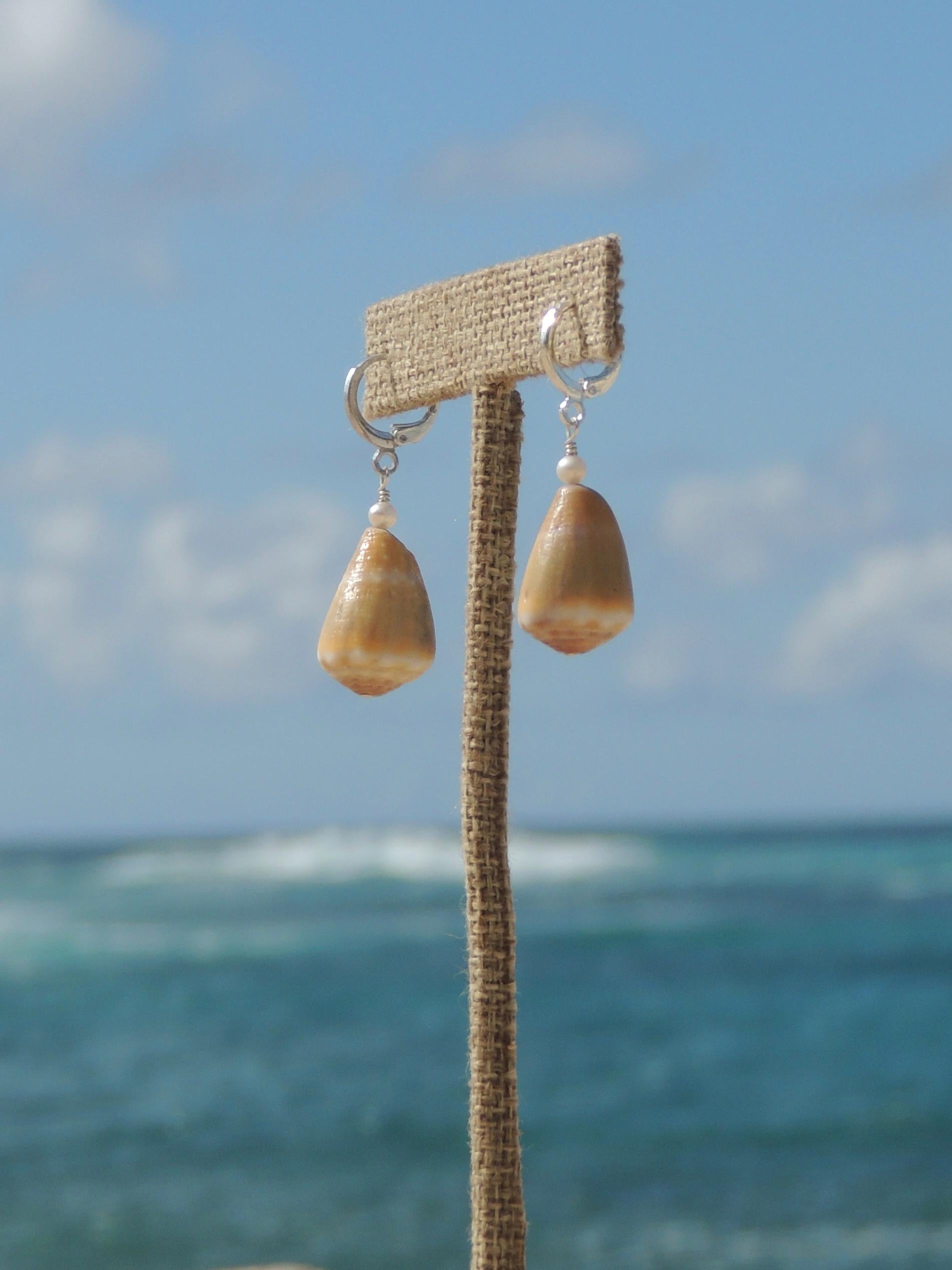 Olive Green Cone Shell Huggies