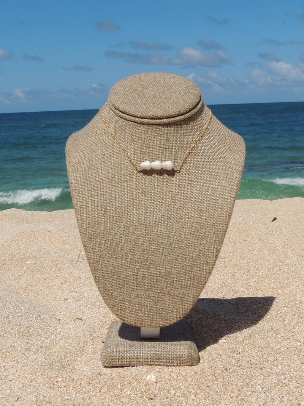Cone Shell Bar Necklace