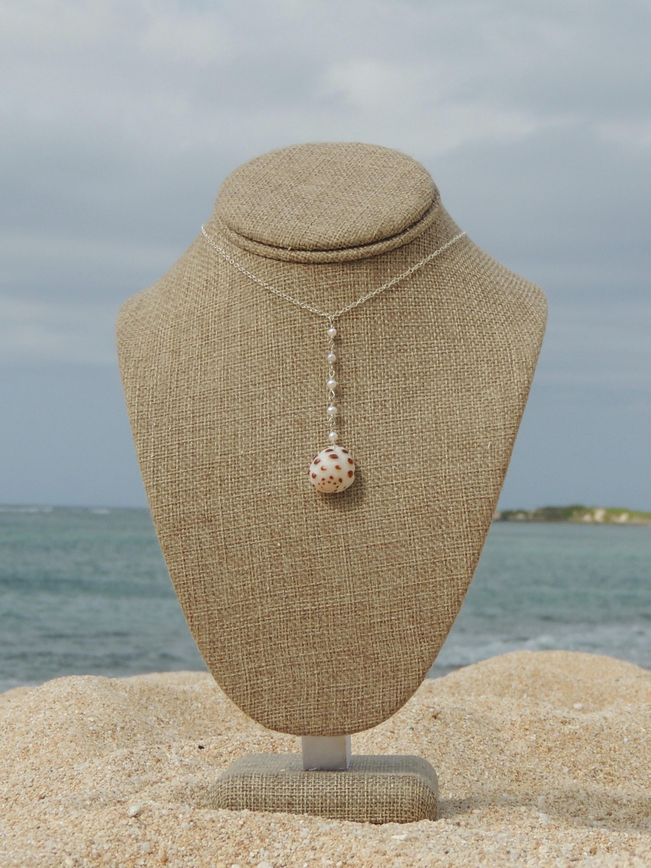 Drupe Shell Lariat Necklace