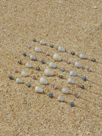 Cone Shell Choker / Pink Beads