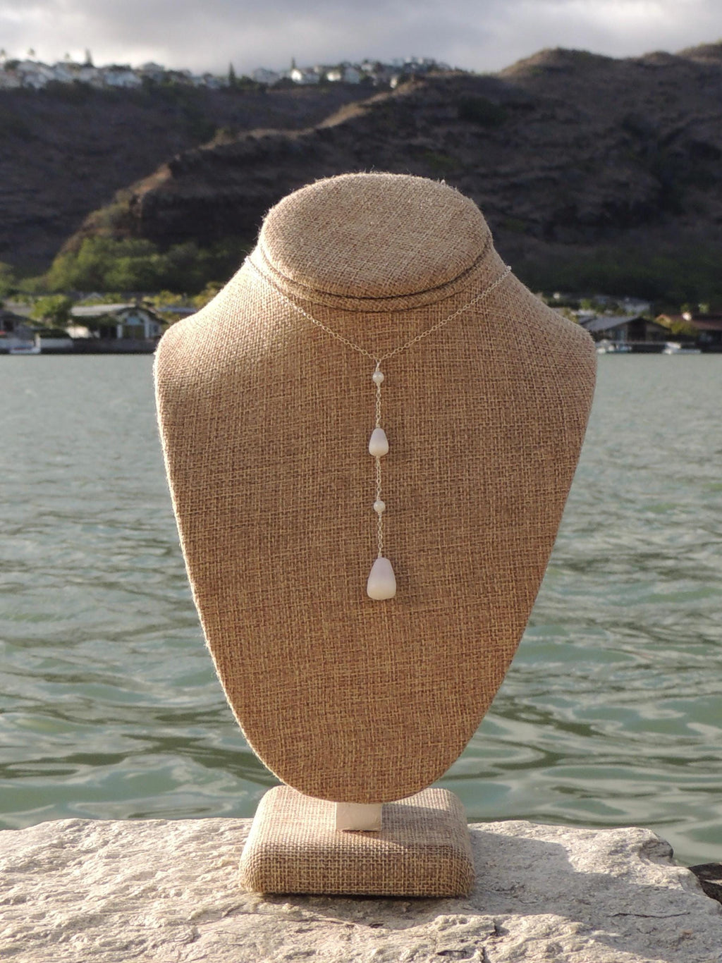 Cone Shell Lariat Necklace