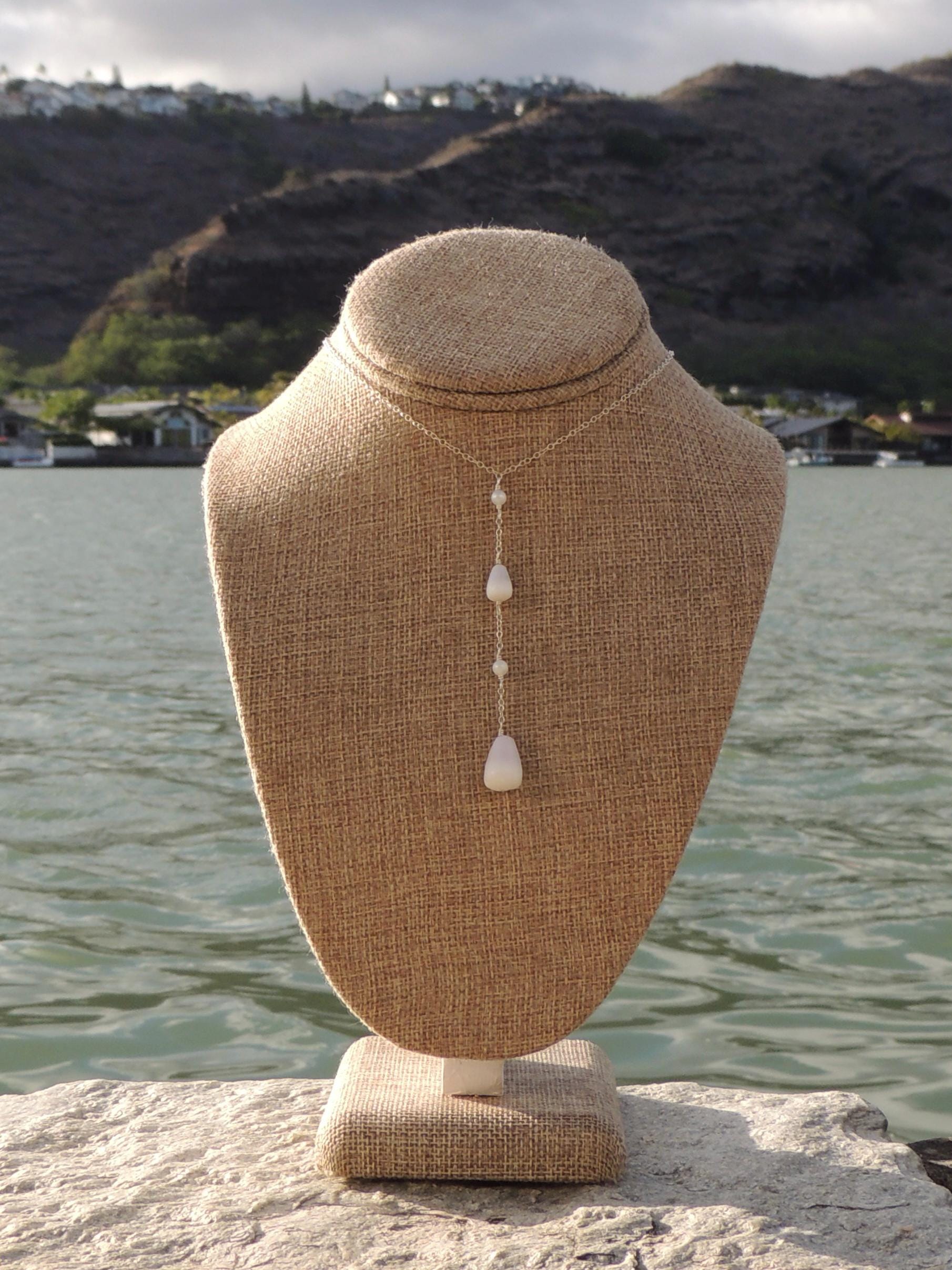 Cone Shell Lariat Necklace