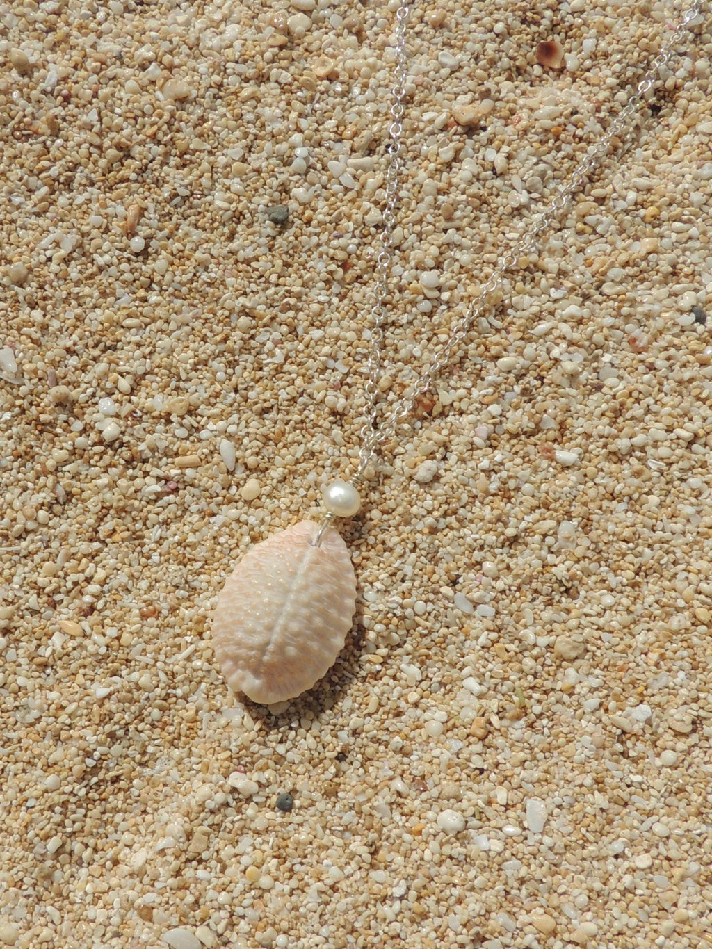 Granulated Cowrie Shell Necklace