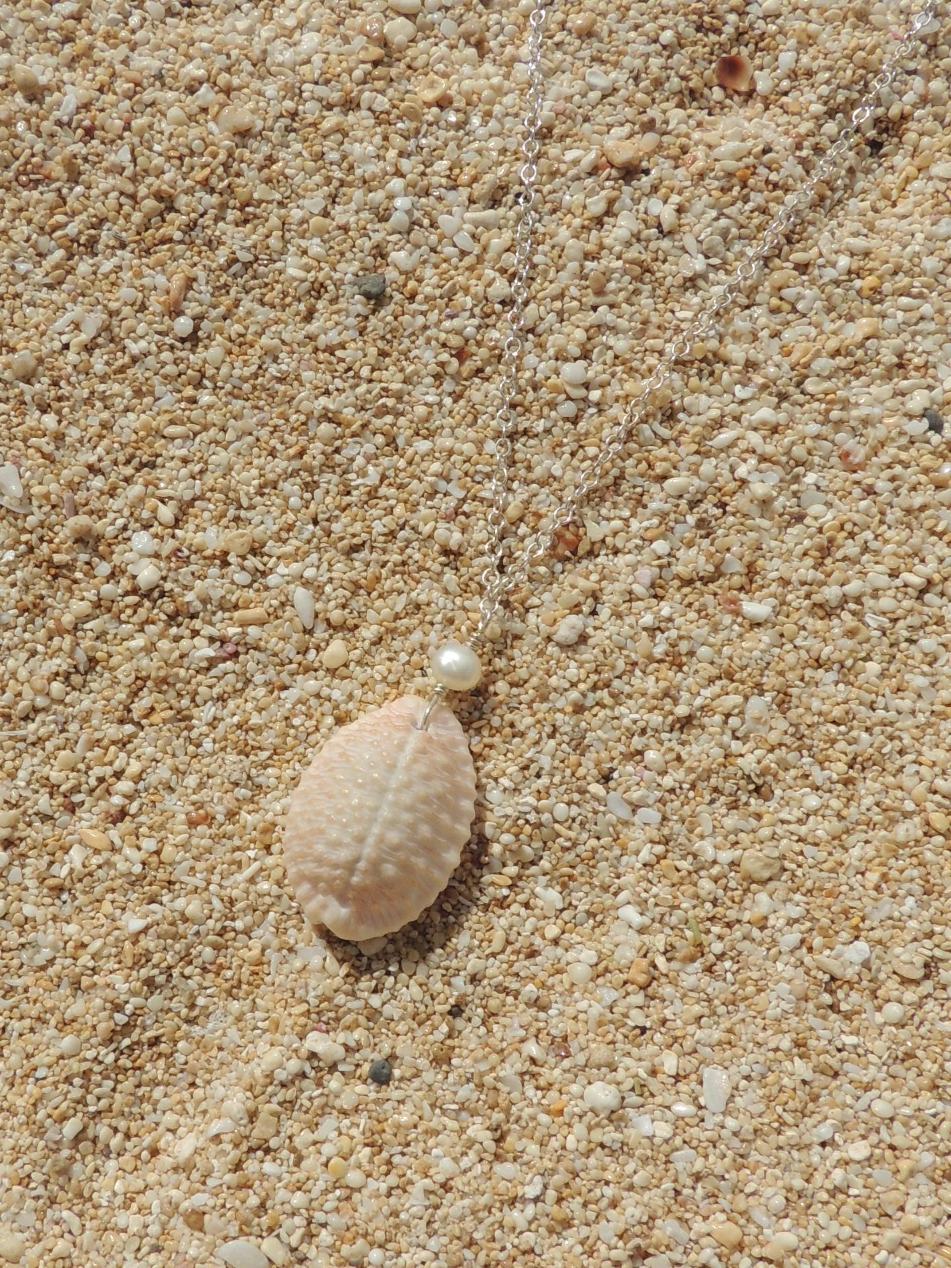 Granulated Cowrie Shell Necklace