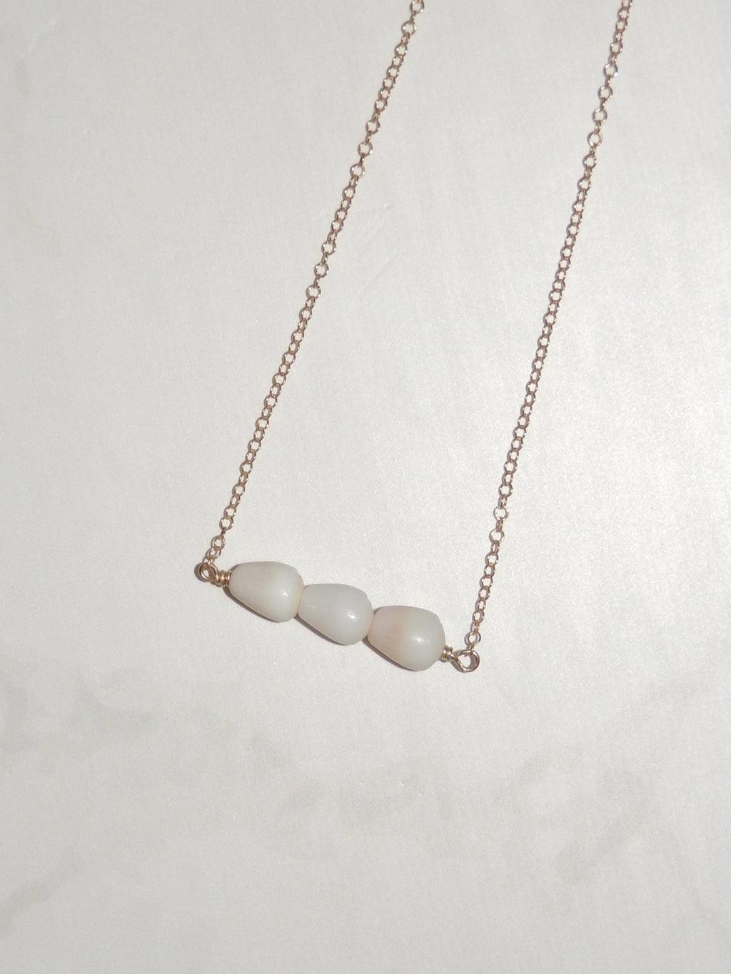 Cone Shell Bar Necklace