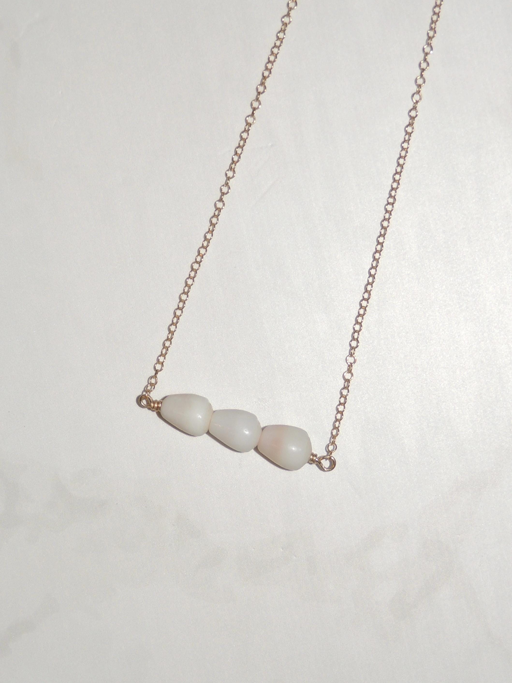 Cone Shell Bar Necklace