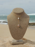 Drupe Shell Lariat Necklace