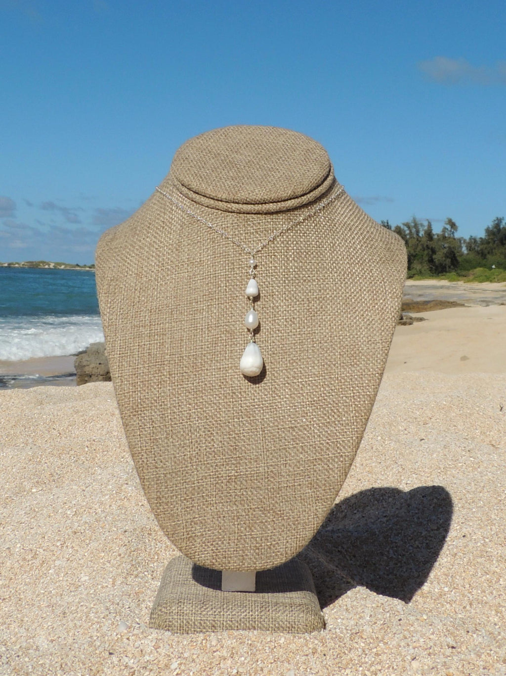 Cone Shell Lariat Necklace
