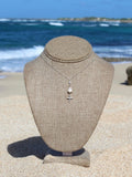 Cone Shell / Cross Charm Necklace