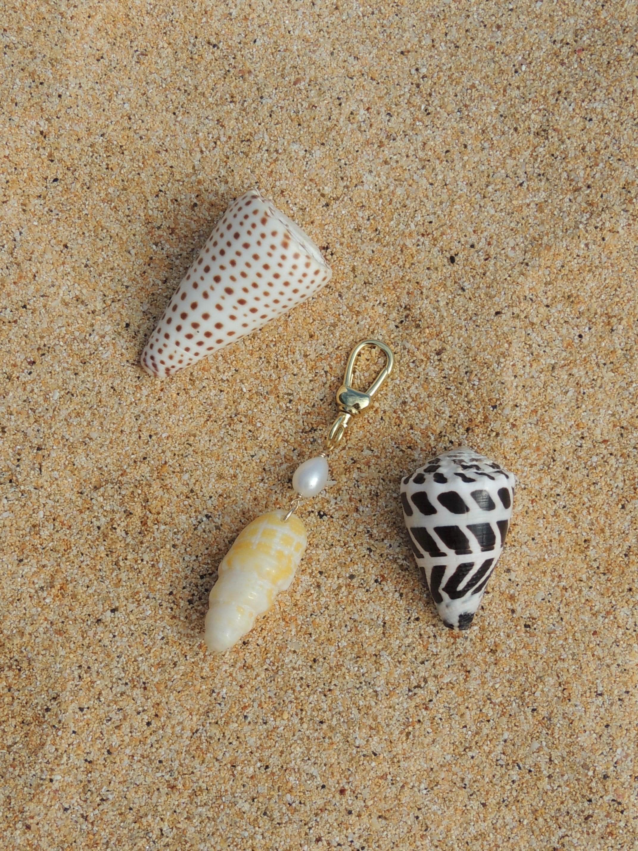 Miter Shell Keychain