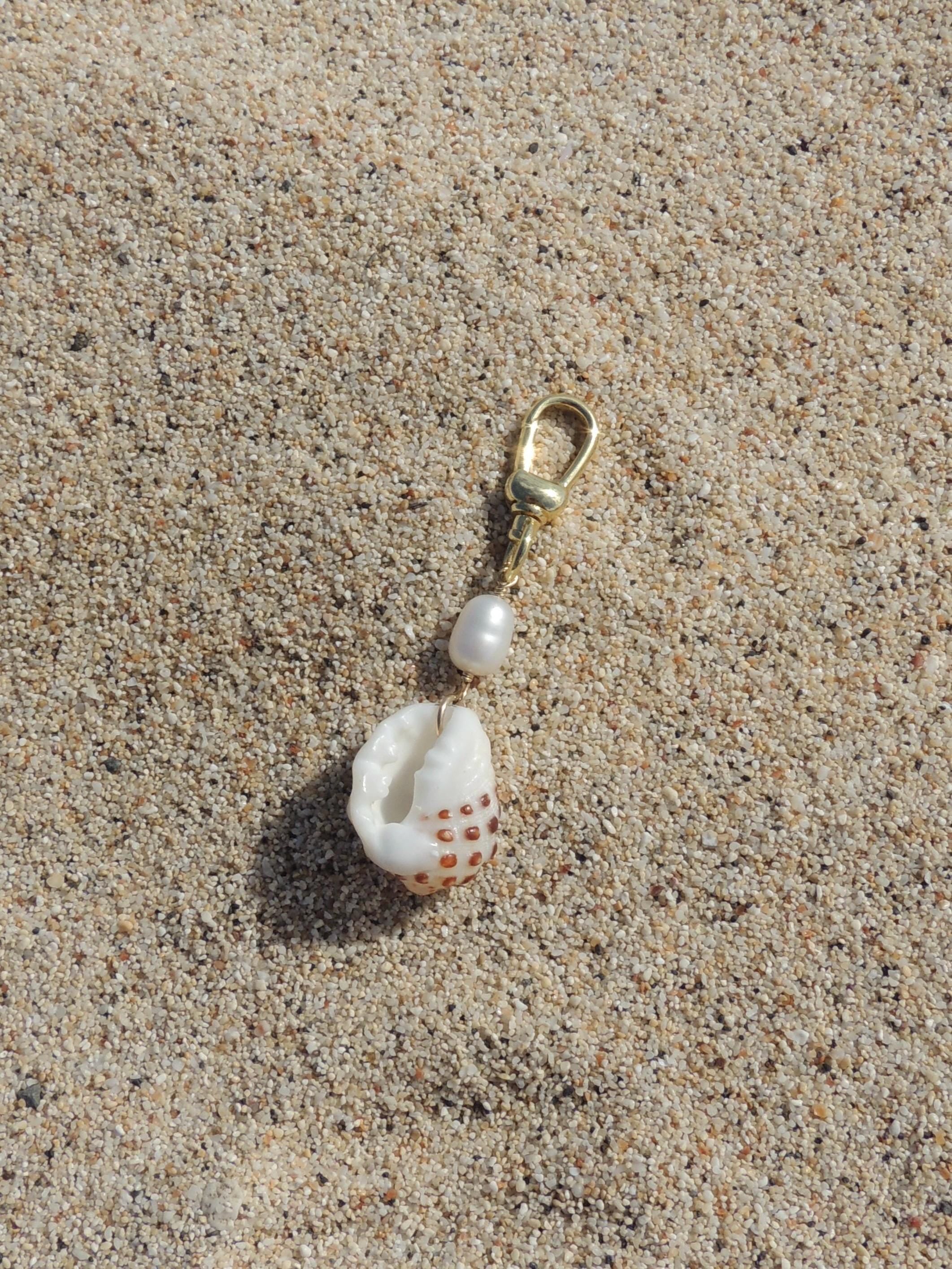 Drupe Shell Keychain
