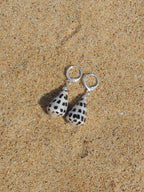 Hebrew Cone Shell Huggies
