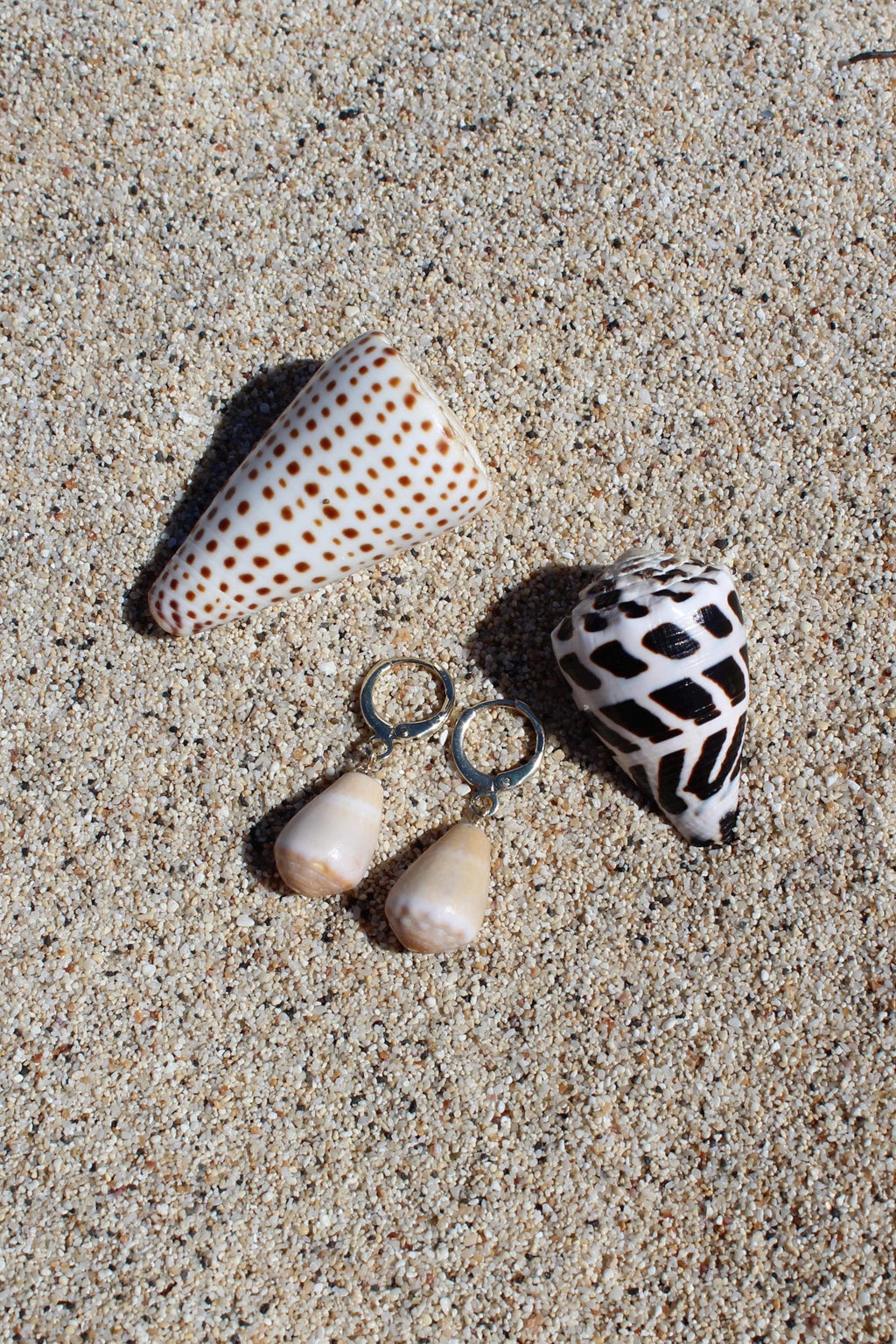 Pastel Cone Shell Huggies