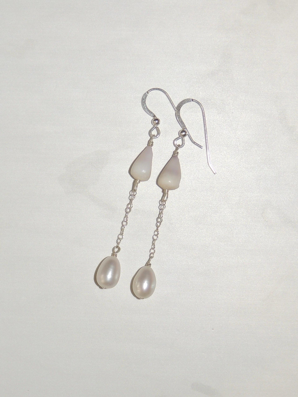 Cone Shell Chain Earrings