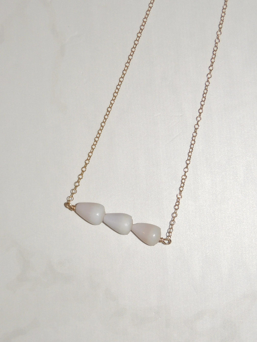 Cone Shell Bar Necklace