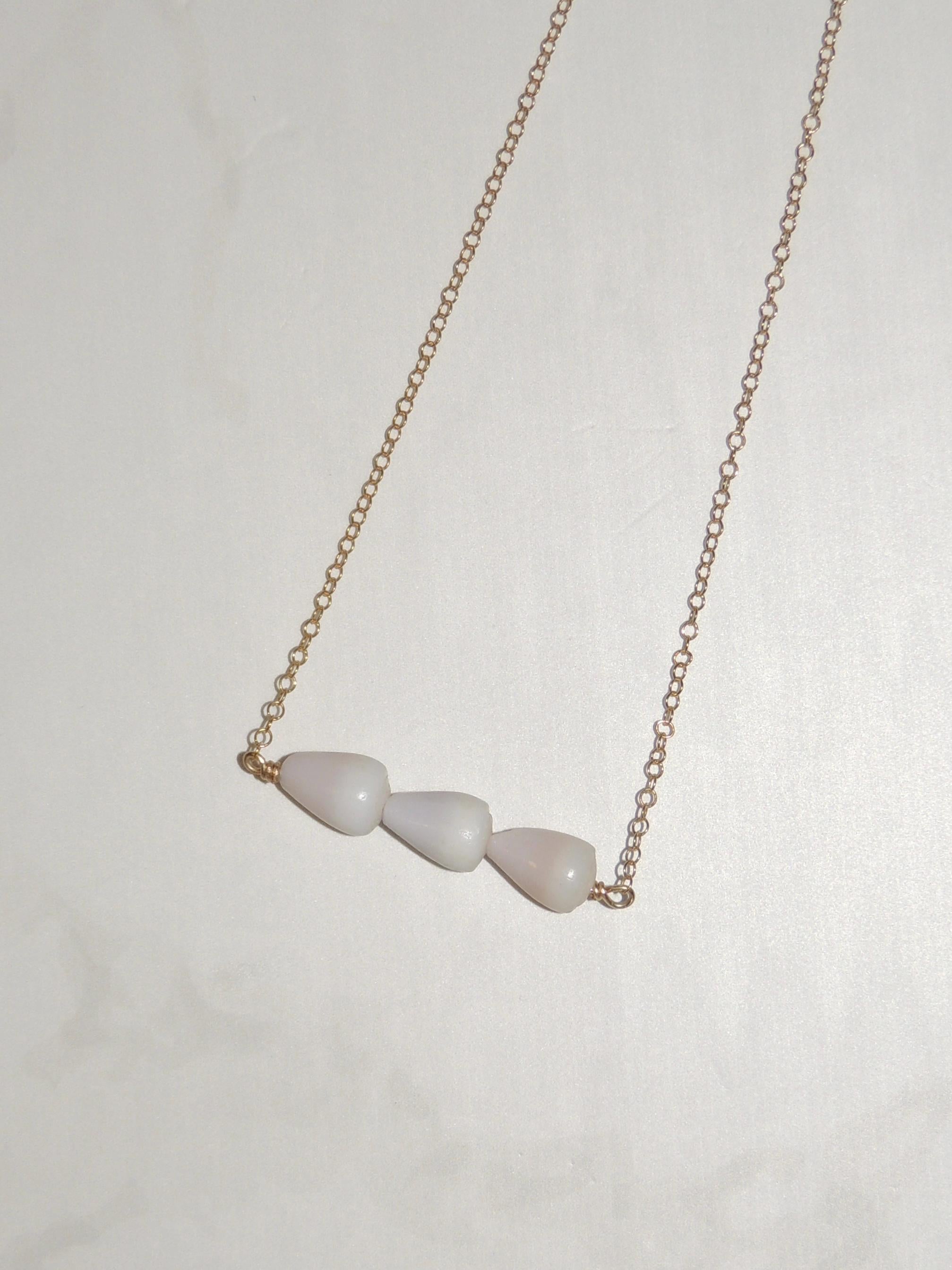 Cone Shell Bar Necklace