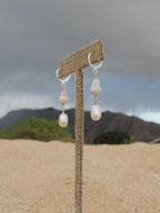 Cone Shell / White Pearl Huggies