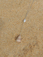 Cone Shell Lariat Necklace
