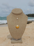 Sunrise Shell Lariat Necklace