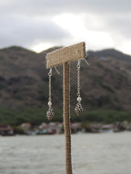 Drupe Shell Chain Earrings
