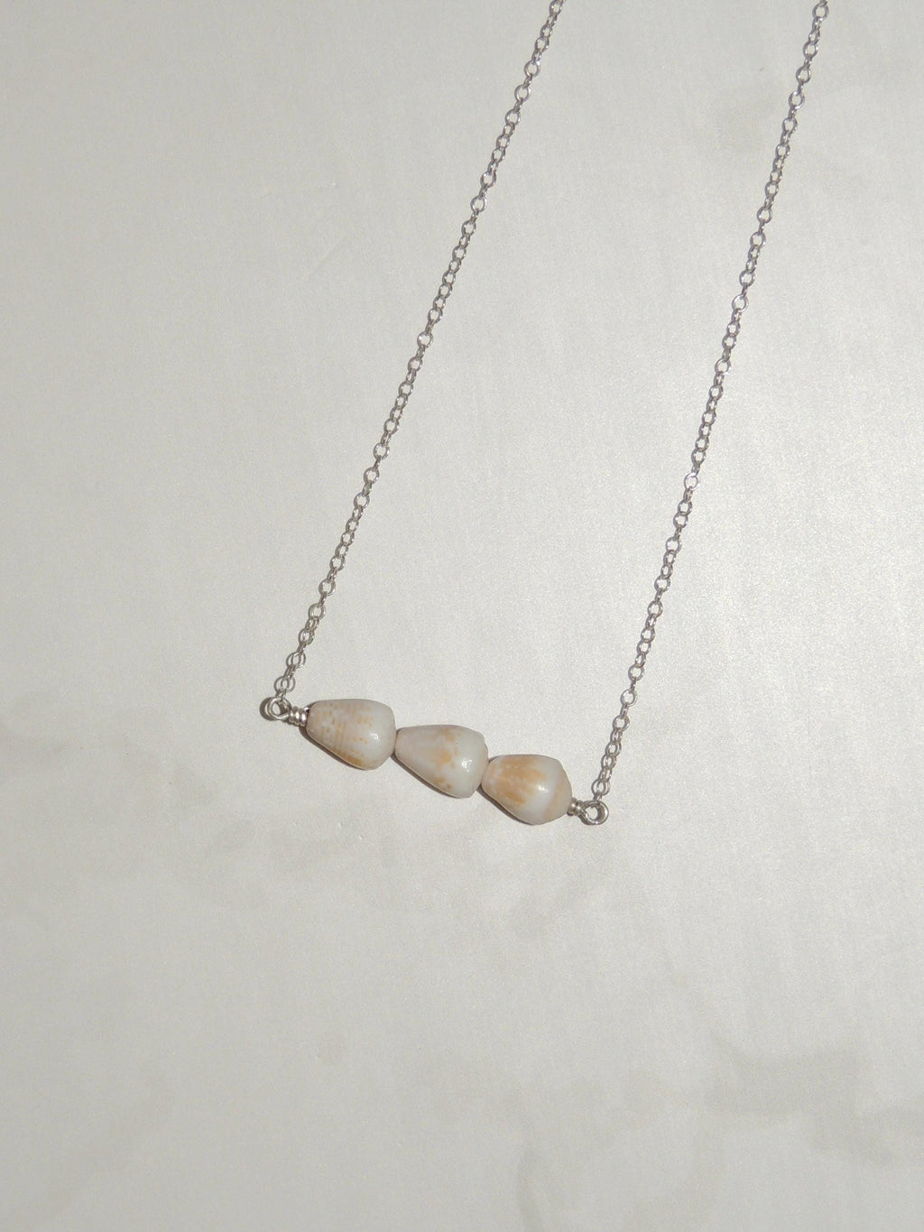 Cone Shell Bar Necklace