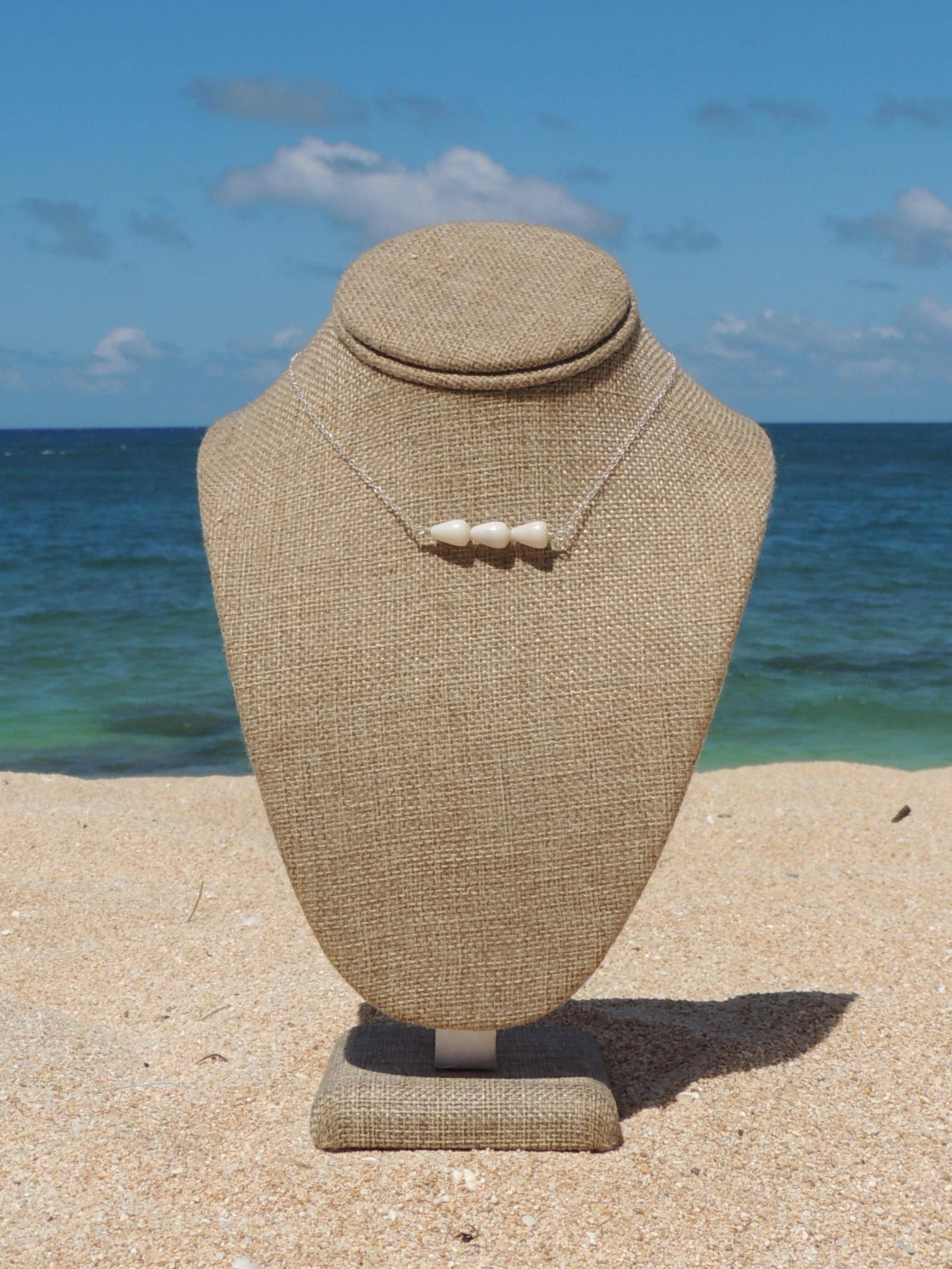 Cone Shell Bar Necklace