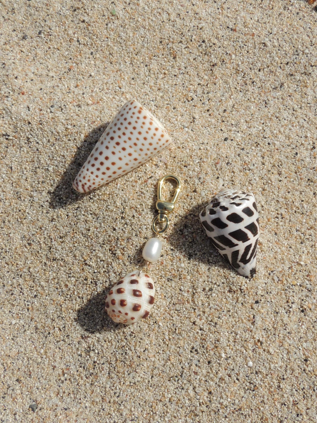Drupe Shell Keychain