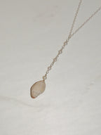 Pink Shell Lariat Necklace