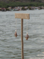 Triton Shell Chain Earrings