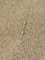 Cone Shell / Cross Charm Necklace