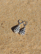 Hebrew Cone Shell Huggies