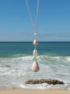 Cone Shell Lariat Necklace