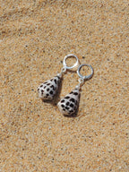 Hebrew Cone Shell Huggies
