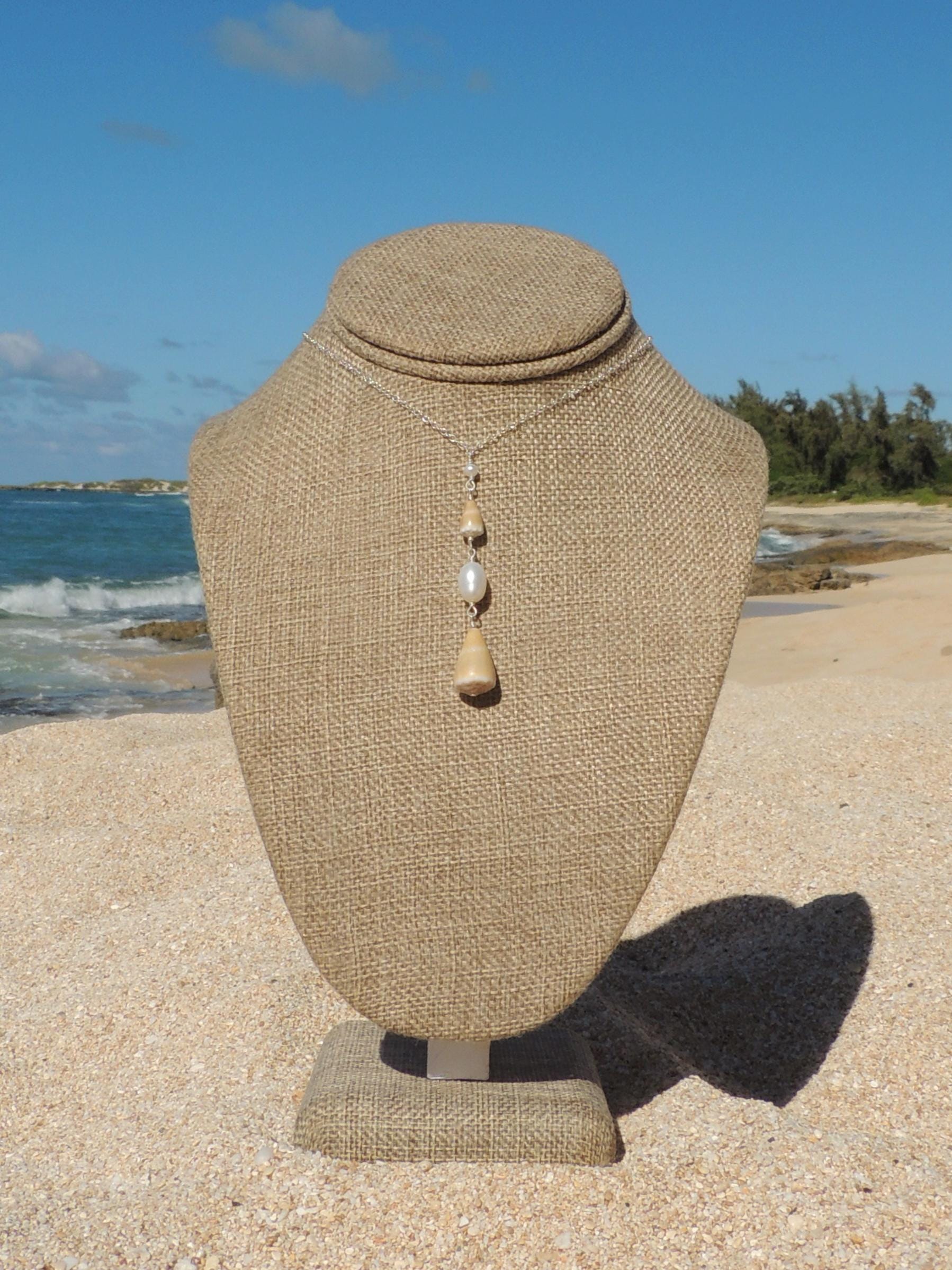 Cone Shell Lariat Necklace