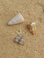 Hebrew Cone Shell Huggies