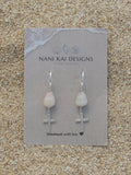 Cone Shell / Cross Charm Huggies